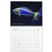 Calendrier Poissons tropicaux modifiables (Jan 2027)