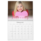 Calendrier Police de script | Photo 2026 (Feb 2027)