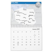 Calendrier Pologne (Jan 2027)