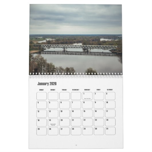 Calendrier Pologne (Jan 2026)