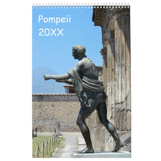 Calendrier Pompéi, Italie 12 mois (Protection)