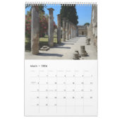 Calendrier Pompéi, Italie 12 mois (Mar 2026)