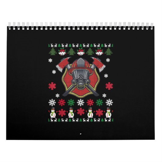 Calendrier Pompier Drôle Noël Cute Lover Cadeaux (Protection)
