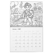 Calendrier Pompier Héros Secourir Aventure 20XX (Jan 2027)