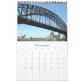 Calendrier pont du port de sydney australie (Feb 2026)