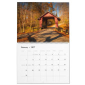 Calendrier Ponts couverts de la Nouvelle-Angleterre (Feb 2027)