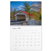 Calendrier Ponts couverts de la Nouvelle-Angleterre (Jan 2027)