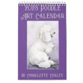 Calendrier Poodle Art par Charlotte Yealey (Protection)