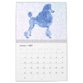 Calendrier Poodle rose (Jan 2027)