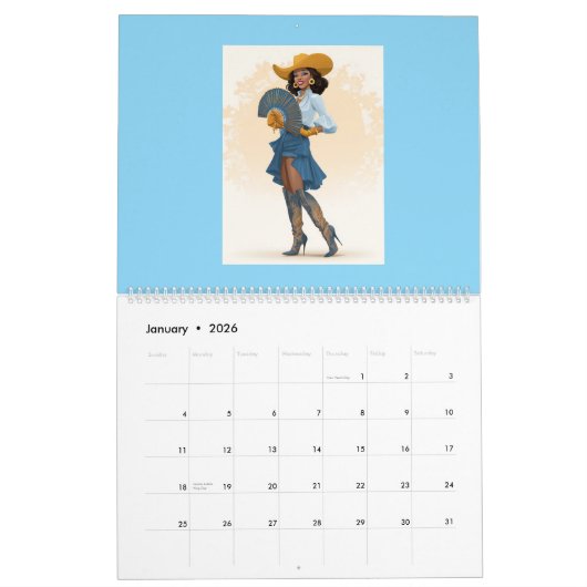 Calendrier POP THEM FANS 2026 SPBq Calendar (Jan 2026)