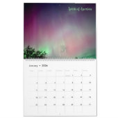 Calendrier Porch View of Northern Lights / One / (Jan 2026)