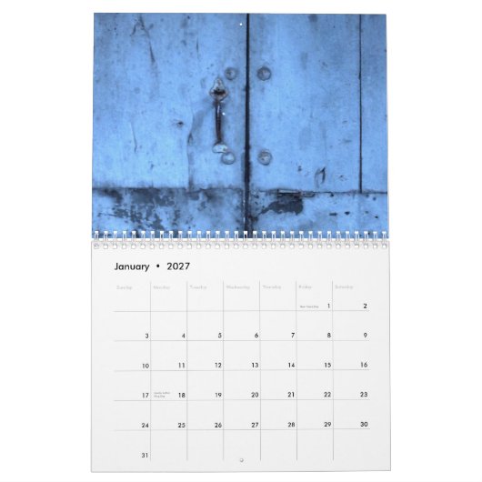 Calendrier portes (Jan 2027)