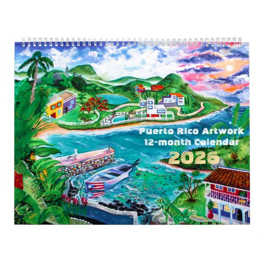 Calendrier Porto Rico Art 2026 (Protection)