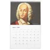 Calendrier Portraits Classiques de 12 Compositeurs, 2027 (Mar 2027)