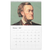 Calendrier Portraits Classiques de 12 Compositeurs, 2027 (Feb 2027)