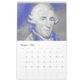 Calendrier Portraits compositeurs 2026 - Symphonie en bleu et (Feb 2026)