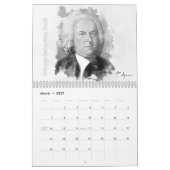 Calendrier Portraits de compositeurs classiques, 2026 (Mar 2027)