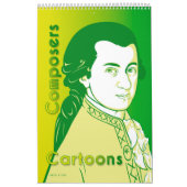 Calendrier Portraits De Compositeurs Classiques, Style Cartoo (Protection)