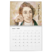 Calendrier Portraits de compositeurs en aquarelle (Mar 2027)