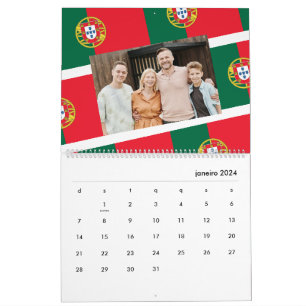 Calendrier Portugal   Ajoutez votre photo drapeau portugais 2