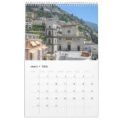 Calendrier Positano 12 mois (Mar 2026)