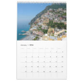 Calendrier Positano 12 mois (Jan 2026)
