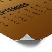 Calendrier Poster Année du Singe Sourire 2016 (Coin)