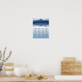 Calendrier Poster Blue Mountain Reflections 2025 (Cuisine)
