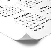 Calendrier Poster Couple Tanager Écarlate 2025  (Coin)