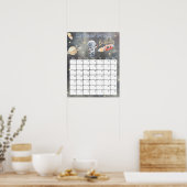 Calendrier Poster de Date de Naissance Astronaute  (Cuisine)