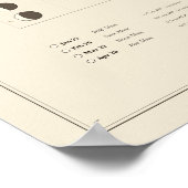 Calendrier Poster des Phases de Lune 2027 (Coin)