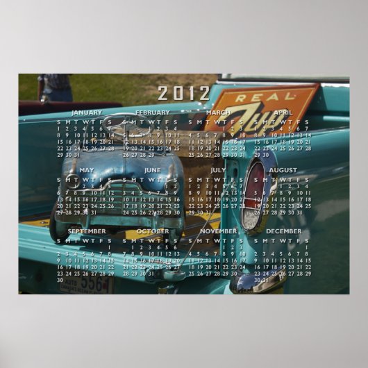 Calendrier Poster Jouets Anciens (Devant)