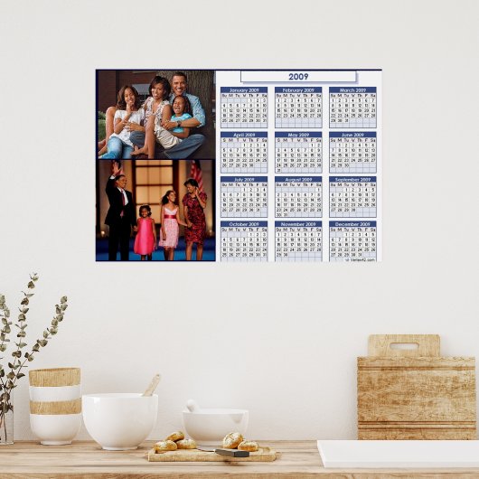CALENDRIER POSTER OBAMA (Cuisine)