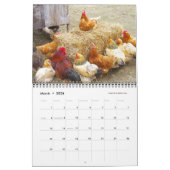 Calendrier Poulets 2019 - Ferme heureuse de récolte (Mar 2026)