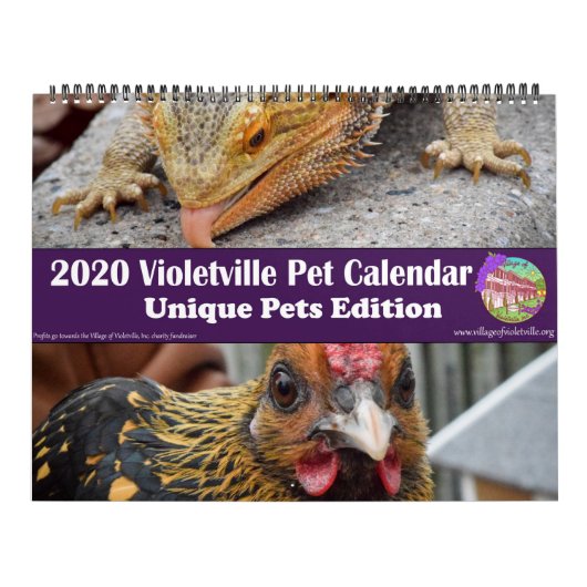 Calendrier pour animaux de compagnie de Violetvill (Protection)