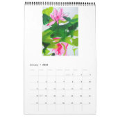 Calendrier pour aquarelle d'art par Sacha Grossel (Jan 2026)