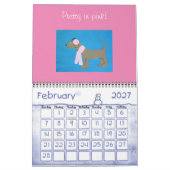 calendrier pour chien capricieux (Feb 2027)