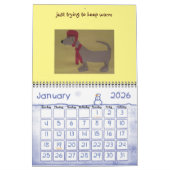 calendrier pour chien capricieux (Jan 2026)