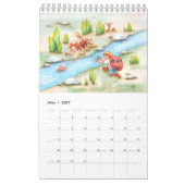 Calendrier pour enfants 2026 (Mar 2027)
