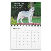 Calendrier Pour l'amour des chiens (Mar 2027)
