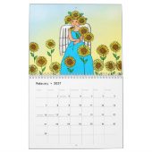 Calendrier Pour l'Amour des Fleurs 2025 (Feb 2027)