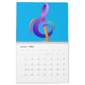 Calendrier pour les amateurs de musique (Jan 2026)