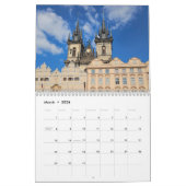 Calendrier Prague and Budapest 2026 calendar (Mar 2026)