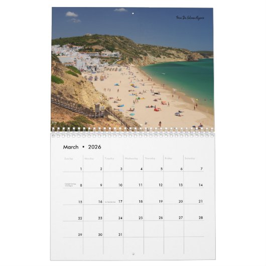 Calendrier Praia ne fait pas de Portugal (Mar 2026)