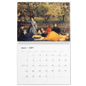 Calendrier Pre-Raphaelite Art (Mar 2027)
