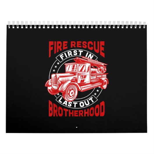 Calendrier Premier pompier Dernier de la Fraternité (Protection)
