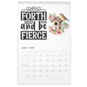 Calendrier Prendre un jour à la fois (Mar 2027)