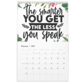 Calendrier Prendre un jour à la fois (Feb 2027)