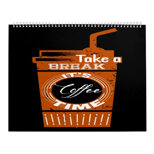 Calendrier prendre une pause café (Protection)