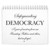 Calendrier Préserver la démocratie (Protection)
